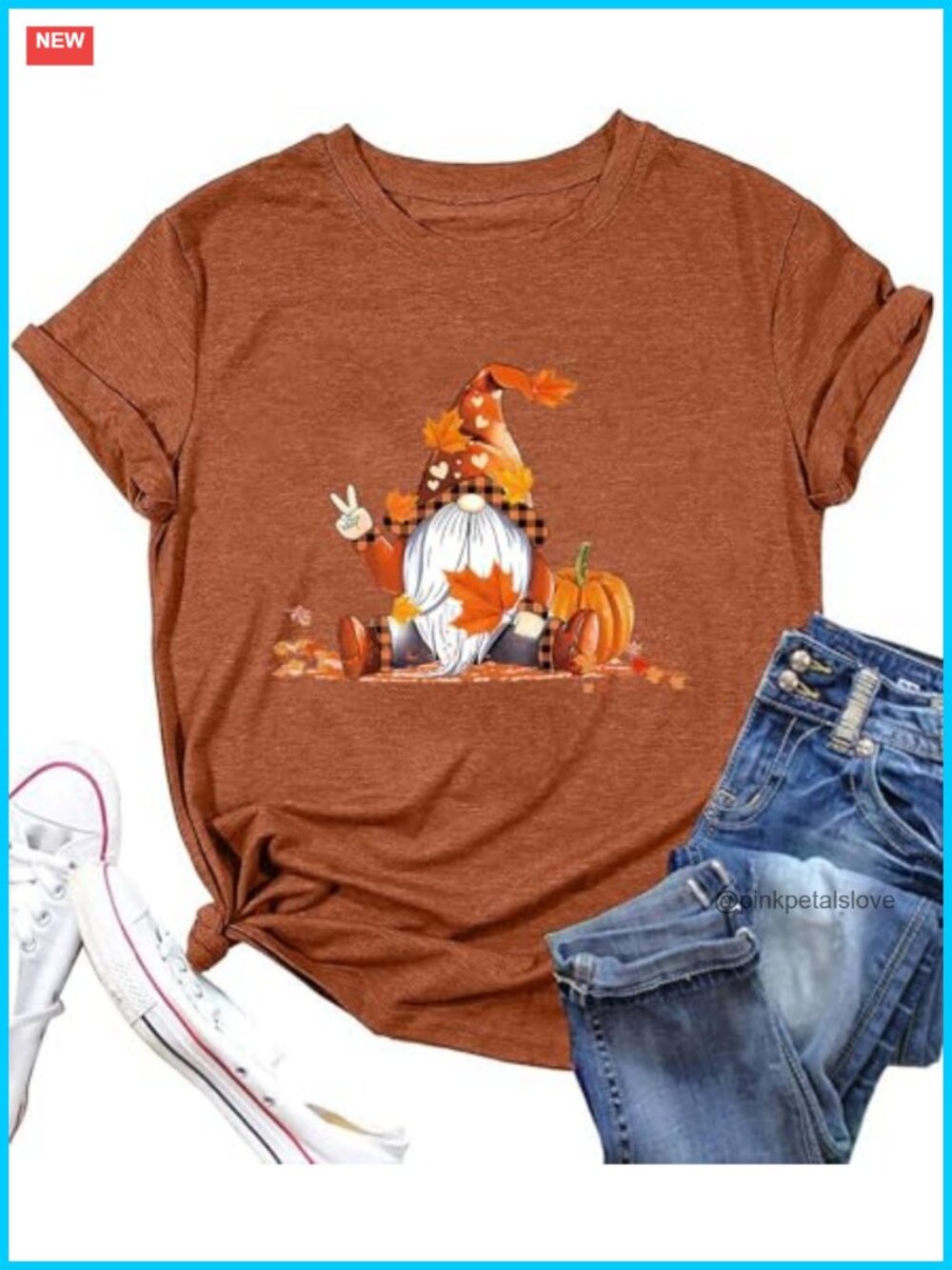 Women Halloween Pumpkin Graphic Tee Crew Neck Short Sleeve Fall T-Shirt